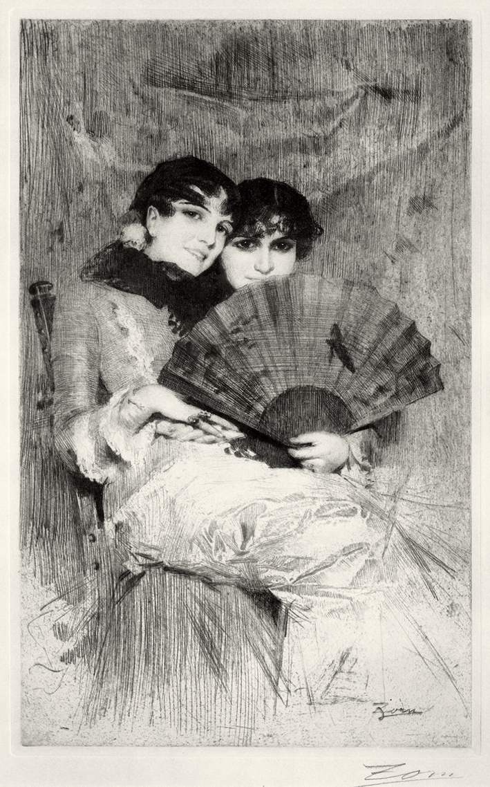  安德斯·莱奥纳德·佐恩 Anders Leonard Zorn —— 佐恩(素描) (66)